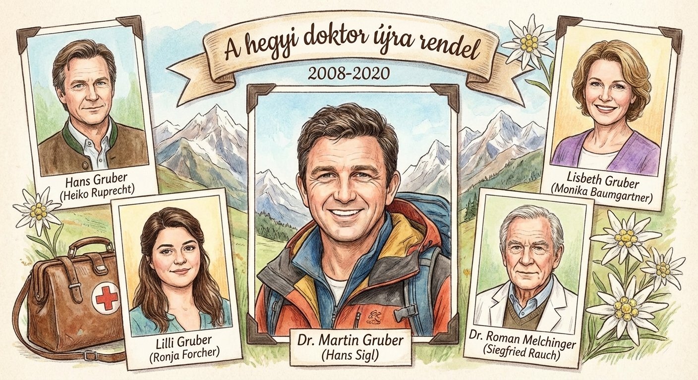 A hegyi doktor újra rendel szereplői: Dr. Martin Gruber és családja