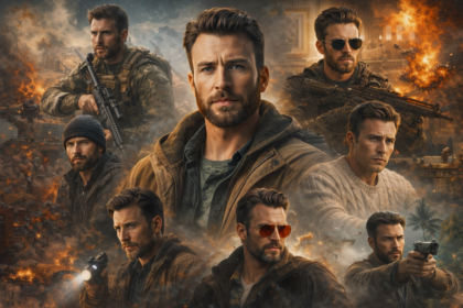 Chris Evans több szerepben látványos akciófilm jelenetekkel.