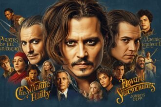 Johnny Depp különböző filmjei és karakterei egyesítve.