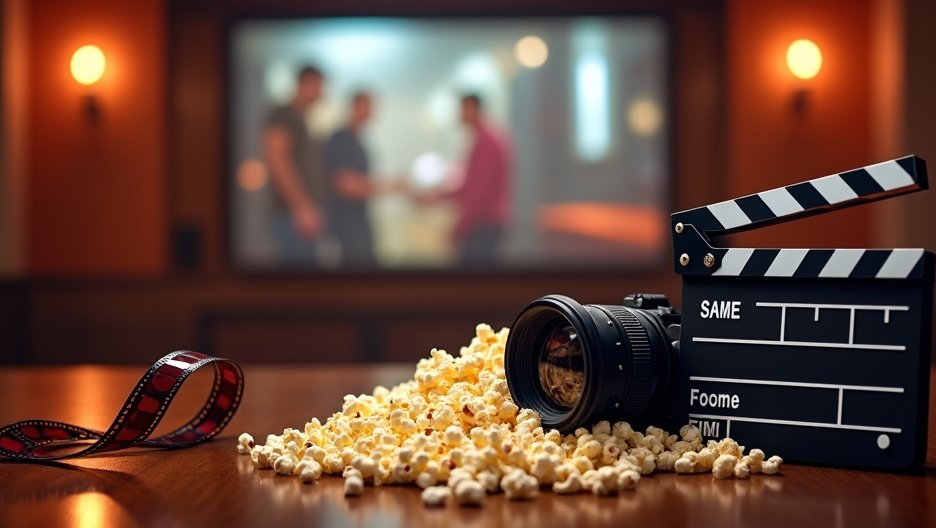 Filmklap és popcorn egy filmes estére