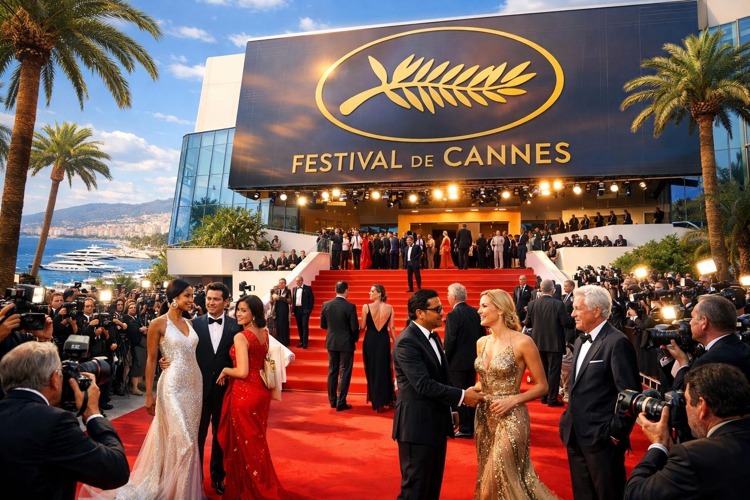 Csillogó esemény a Cannes-i Filmfesztivál vörös szőnyegén