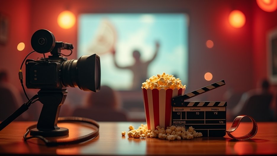 Kamera, popcorn, és filmes klapper a filmes éjszakához