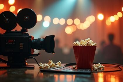 Fényképezőgép és pattogatott kukorica a filmes estére