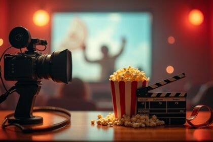 Kamera, popcorn, és filmes klapper a filmes éjszakához