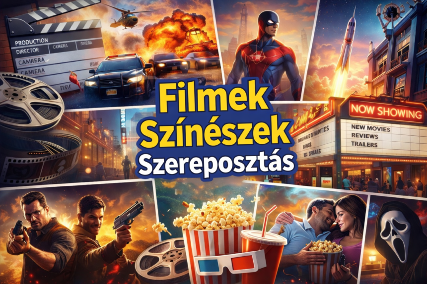 Filmek és színészek egyedi világa Tarantino stílusában.