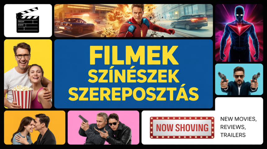 Különböző filmek és színészek bemutatása szórakoztató stílusban.