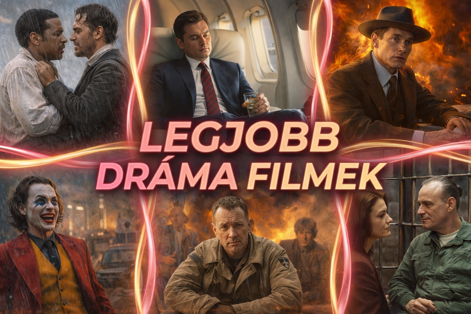 A legjobb dráma filmek egyedi jelenetei és karakterei.