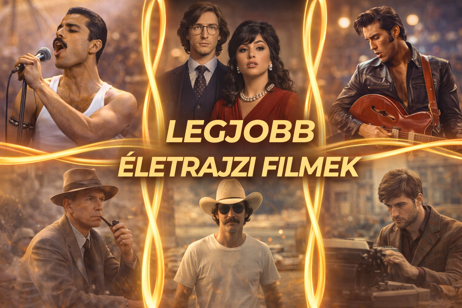 Kiemelkedő életrajzi filmek különböző karakterekkel