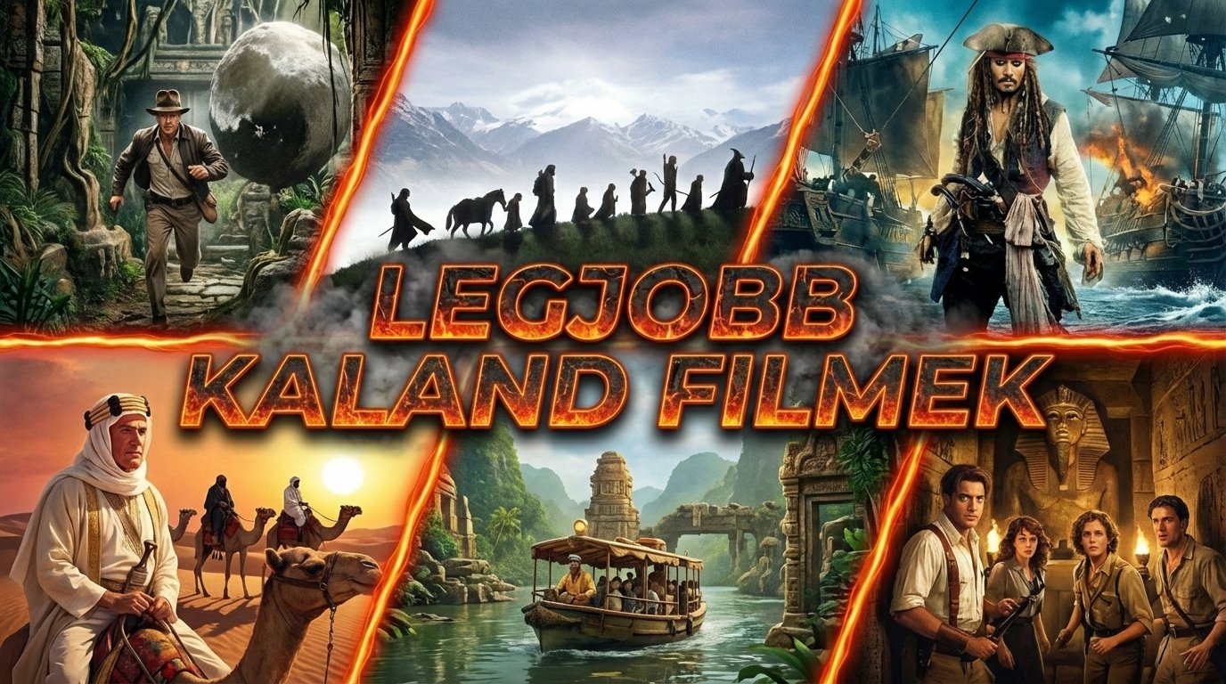 Kalandfilmek ikonikus pillanatai Indiana Jonestól Jack Sparrowig.