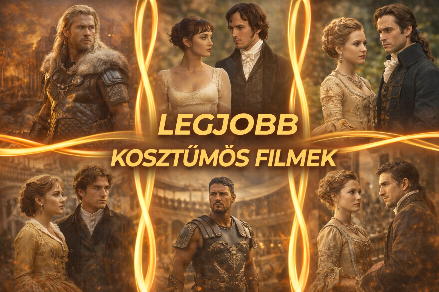 Legjobb kosztümös filmek varázslatos jelenetképekkel