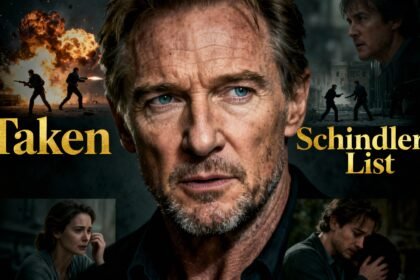 Liam Neeson a Taken és Schindler listája filmekben.