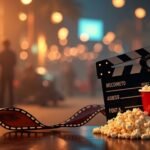 Popcorn és filmes kellékek egy filmnéző élményhez