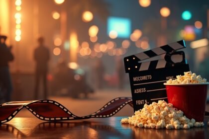 Popcorn és filmes kellékek egy filmnéző élményhez