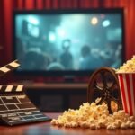 Filmklapp és popcorn egy filmes esthez
