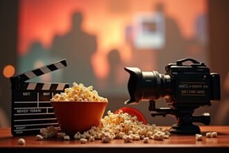 Filmklip és popcorntál egy filmes eseményen