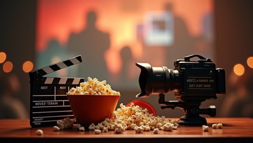 Filmklip és popcorntál egy filmes eseményen