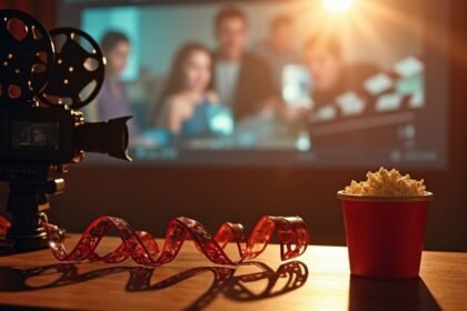 Film kamera, tekercs és popcorn - filmes élmény