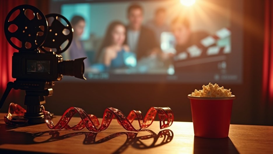 Film kamera, tekercs és popcorn - filmes élmény